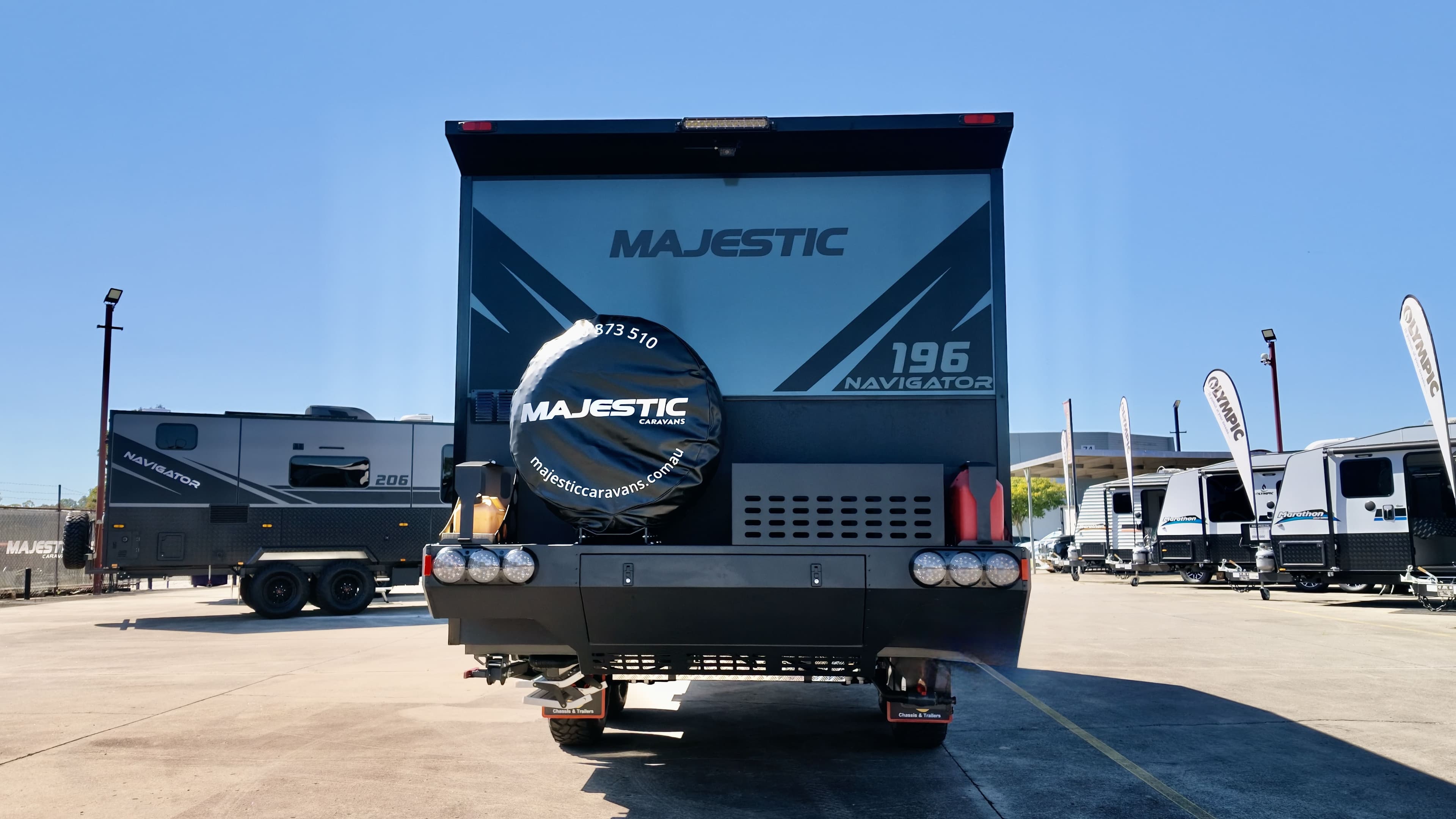 REAR BUMPER BAR AND SPARE